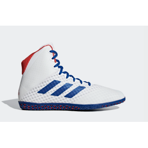 Adidas Mat Wizard 4 Wrestling Shoe - White Collegiate Royal at a low price TJJS Kamppailuvaruste Oy fast delivery