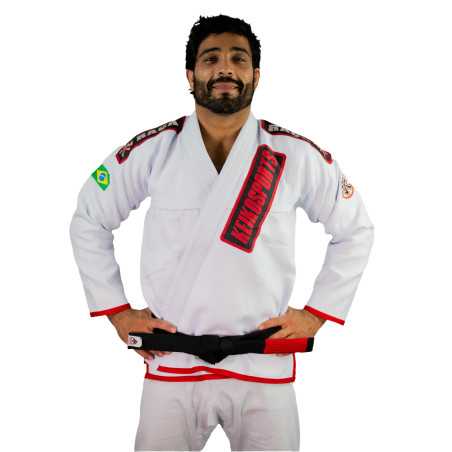 Keiko Raca BJJ Kimono Ouro Takki - Valkoinen edulliseen hintaan TJJS Kamppailuvaruste Oy nopea toimitus