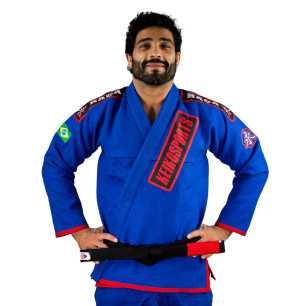 Keiko Raca BJJ Kimono Ouro Gi Jaket - Blue at a low price TJJS Kamppailuvaruste Oy fast delivery