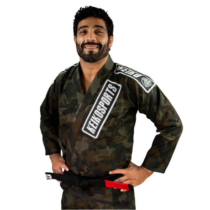 Keiko Raca BJJ Kimono Camuflado "Lançamento" till ett lågt pris TJJS Kamppailuvaruste Oy snabb leverans