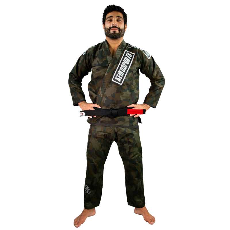 Keiko Raca BJJ Kimono Camuflado "Lançamento" till ett lågt pris TJJS Kamppailuvaruste Oy snabb leverans