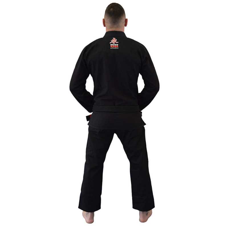 Keiko Raca BJJ Kimono Ultra Light - Musta edulliseen hintaan TJJS Kamppailuvaruste Oy nopea toimitus