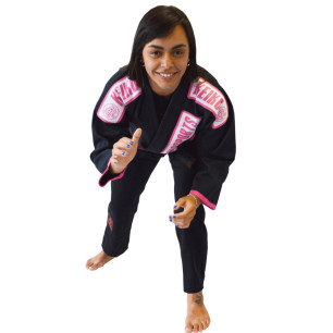 Keiko BJJ Girls Kimono - Musta