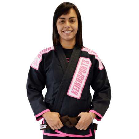 Keiko BJJ Girls Kimono - Black at a low price TJJS Kamppailuvaruste Oy fast delivery