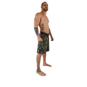Keiko Camo Shorts - Green