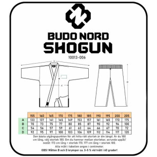 Budo-Nord Ju-jutsudräkt Sei Tai Shogun