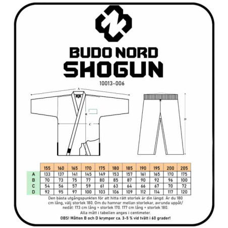 Budo-Nord Ju-Jutsu Gi Shogun