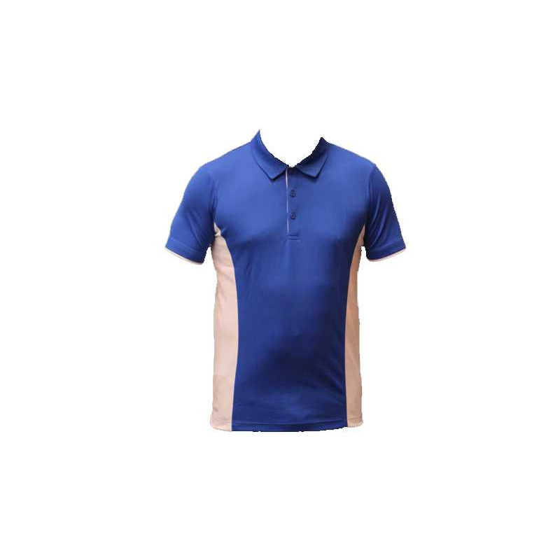 Mens Technical polo shirts - Blue/White