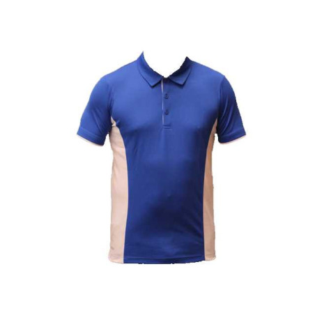 Mens Technical polo shirts - Blue/White