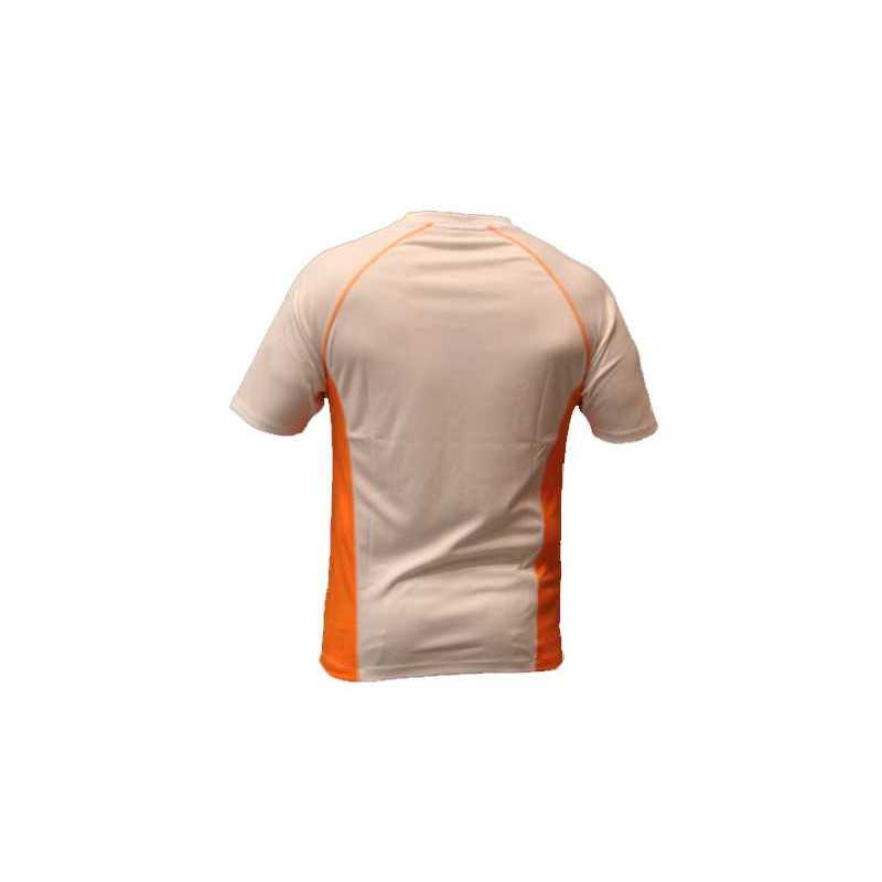 Mens Technical T-shirts - White/Orange at a low price TJJS Kamppailuvaruste Oy fast delivery