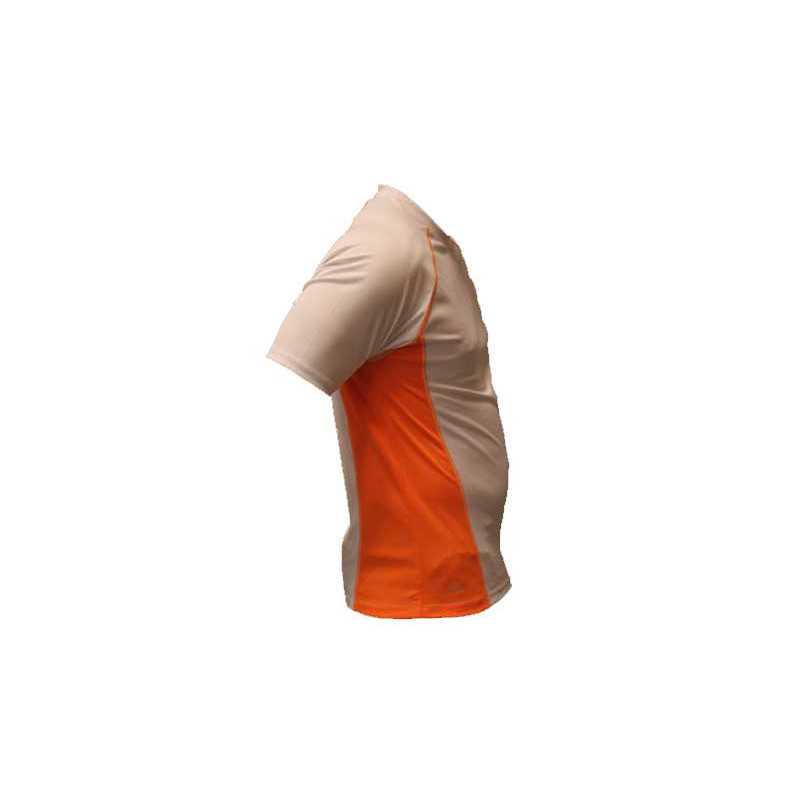 Mens Technical T-shirts - White/Orange at a low price TJJS Kamppailuvaruste Oy fast delivery