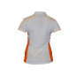 Ladys Technical polo shirts - White/Orange