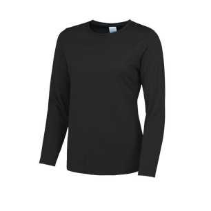 Lady-Fit långärmade T-shirts med rund hals av Fruit of Loom till ett lågt pris TJJS Kamppailuvaruste Oy snabb leverans