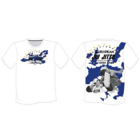 2016 EUROPEAN JIU-JITSU CHAMPIONSHIP T-shirts - White at a low price TJJS Kamppailuvaruste Oy fast delivery