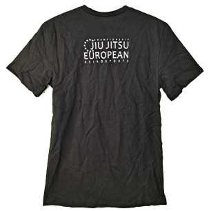 2017 EUROPEAN JIU-JITSU CHAMPIONSHIP T-shirts - Black