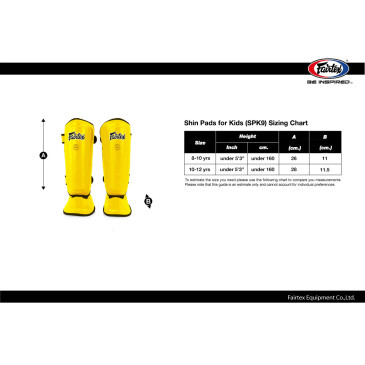 TJJS Kamppailuvaruste Oy|Fairtex SPK9 Kids Shin Pads Black|NOK1,065.14