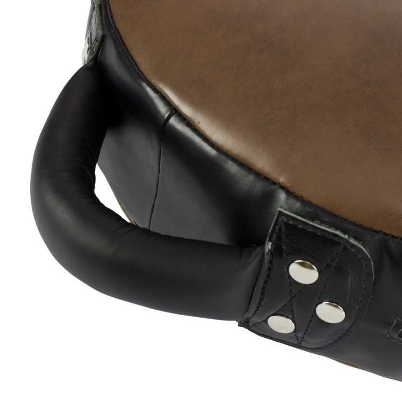 Fairtex LKP2 Donut Pad Vintage Brown at a low price TJJS Kamppailuvaruste Oy fast delivery