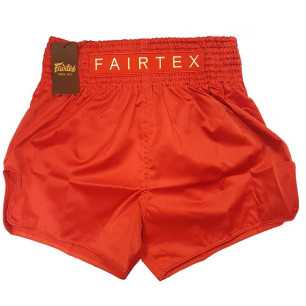 Fairtex Muaythai Slim Cut shorts BS-Micro - Red at a low price TJJS Kamppailuvaruste Oy fast delivery