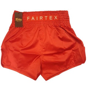 Fairtex Muaythai Slim Cut shorts BS-Micro - Red