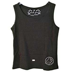 Keiko women's sleeveless T-shirt black