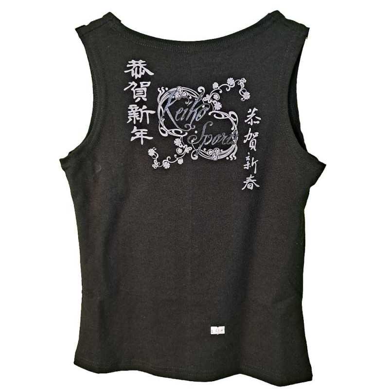 Keiko women's sleeveless T-shirt black at a low price TJJS Kamppailuvaruste Oy fast delivery