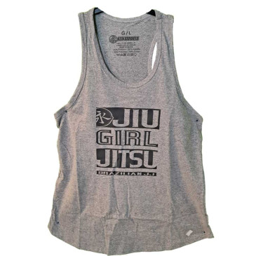 TJJS Kamppailuvaruste Oy|Keiko Jiu Jitsu women's sleeveless T-shirt gray|DKK149.20