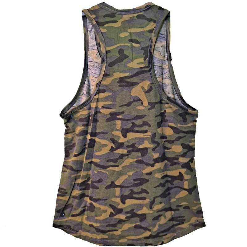 Keiko women's sleeveless T-shirt Green Camo at a low price TJJS Kamppailuvaruste Oy fast delivery