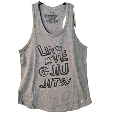 TJJS Kamppailuvaruste Oy|Keiko Love women's sleeveless T-shirt Gray|kr218.08