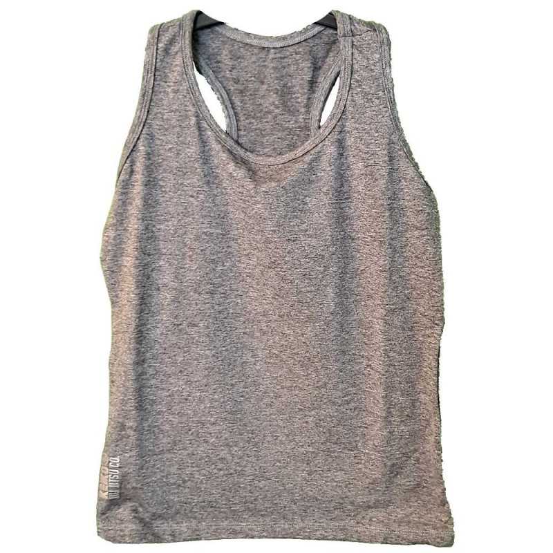 Keiko Fit ärmlös T-shirt för kvinnor Grå till ett lågt pris TJJS Kamppailuvaruste Oy snabb leverans