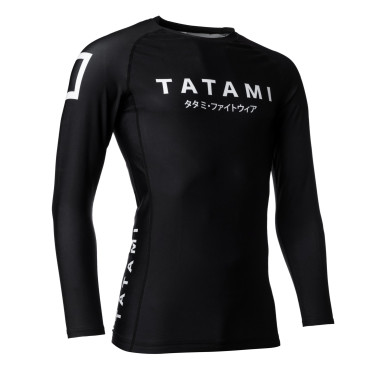 TJJS Kamppailuvaruste Oy|Tatami Katakana rash guard Black - Long Sleeve|€51.62