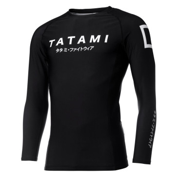 TJJS Kamppailuvaruste Oy|Tatami Katakana rash guard Black - Long Sleeve|€51.62