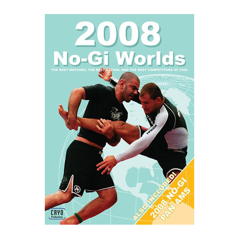 DVD 2008 No-Gi Worlds & No-Gi Pan 3 DVD Set