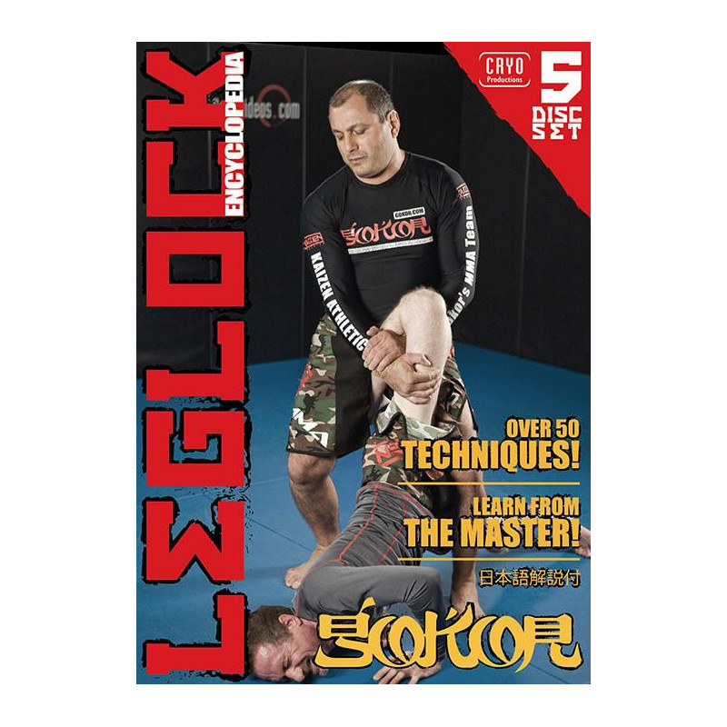 DVD Leglock Encyclopedia 5 DVD Set with Gokor Chivichyan