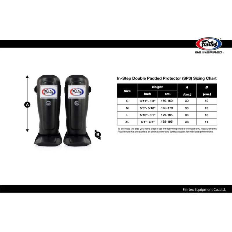 Säärisuojat Fairtex SP3 - Tuplasuoja edulliseen hintaan TJJS Kamppailuvaruste Oy nopea toimitus