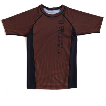 MantoTJJS Kamppailuvaruste Oy|MANTO rash guard RANKED brun|47,50 €|