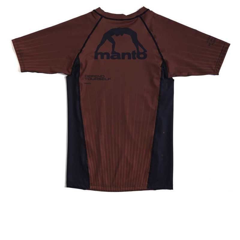 MANTO rashguard RANKED ruskea edulliseen hintaan TJJS Kamppailuvaruste Oy nopea toimitus