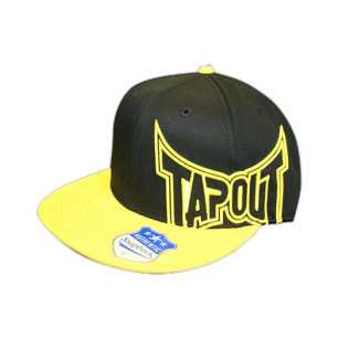 TapouT CTN TWL FLT BRN Snapback Hat 3D EMB - Black/Yellow at a low price TJJS Kamppailuvaruste Oy fast delivery