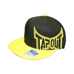 TapouT CTN TWL FLT BRN Snapback Hat 3D EMB - Black/Yellow