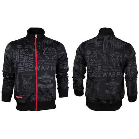 TapouT Vintage - Träningsjacka med logotyp till ett lågt pris TJJS Kamppailuvaruste Oy snabb leverans