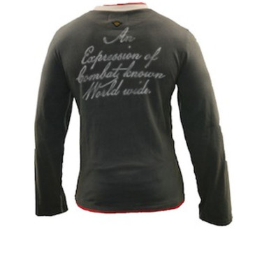 TJJS Kamppailuvaruste Oy|TapouT Vintage T-Shirt Longsleeve - Chest Print with Badge|€45.50