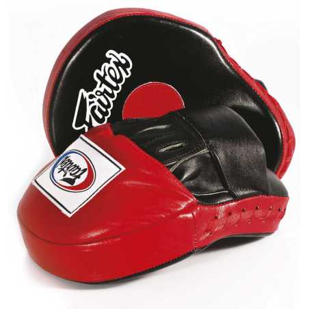Fairtex FMV9 Fokus Mitt Kort "boomerang stil" till ett lågt pris TJJS Kamppailuvaruste Oy snabb leverans
