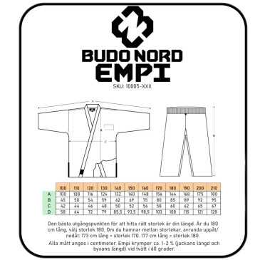 TJJS Kamppailuvaruste Oy|Budo-Nord Karate Gi Empi|€35.50