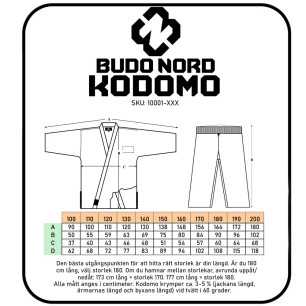 Budo Nord Kodomo dräkter