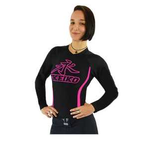 Keiko Speed rash guard pitkähihainen - Musta/Pinkki edulliseen hintaan TJJS Kamppailuvaruste Oy nopea toimitus