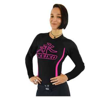 TJJS Kamppailuvaruste Oy|Keiko Speed rash guard long sleeve - Black/Pink|€48.50