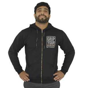 Keiko Hoodie Grip Your Dreams - Black