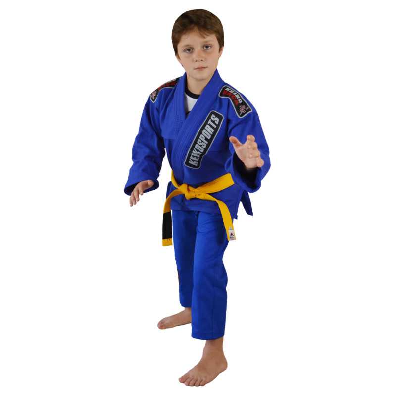 Keiko BJJ Juvenile Pro Takki - sininen edulliseen hintaan TJJS Kamppailuvaruste Oy nopea toimitus