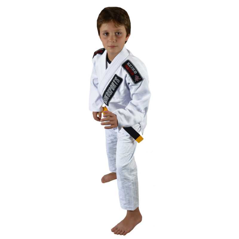 Keiko BJJ Juvenile Pro Takki - valkoinen edulliseen hintaan TJJS Kamppailuvaruste Oy nopea toimitus