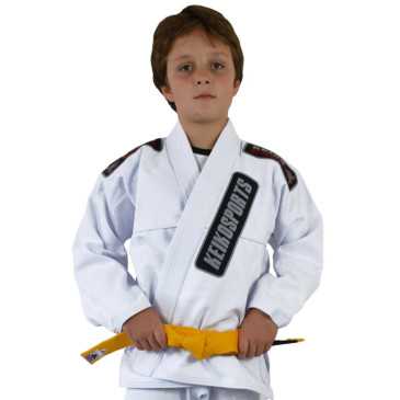 TJJS Kamppailuvaruste Oy|Keiko BJJ Juvenile Pro Takki - valkoinen|55,00 €