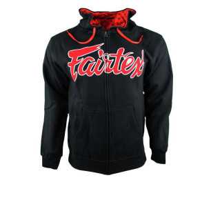 Fairtex Zip Up Hoodie - FHS13 Black at a low price TJJS Kamppailuvaruste Oy fast delivery